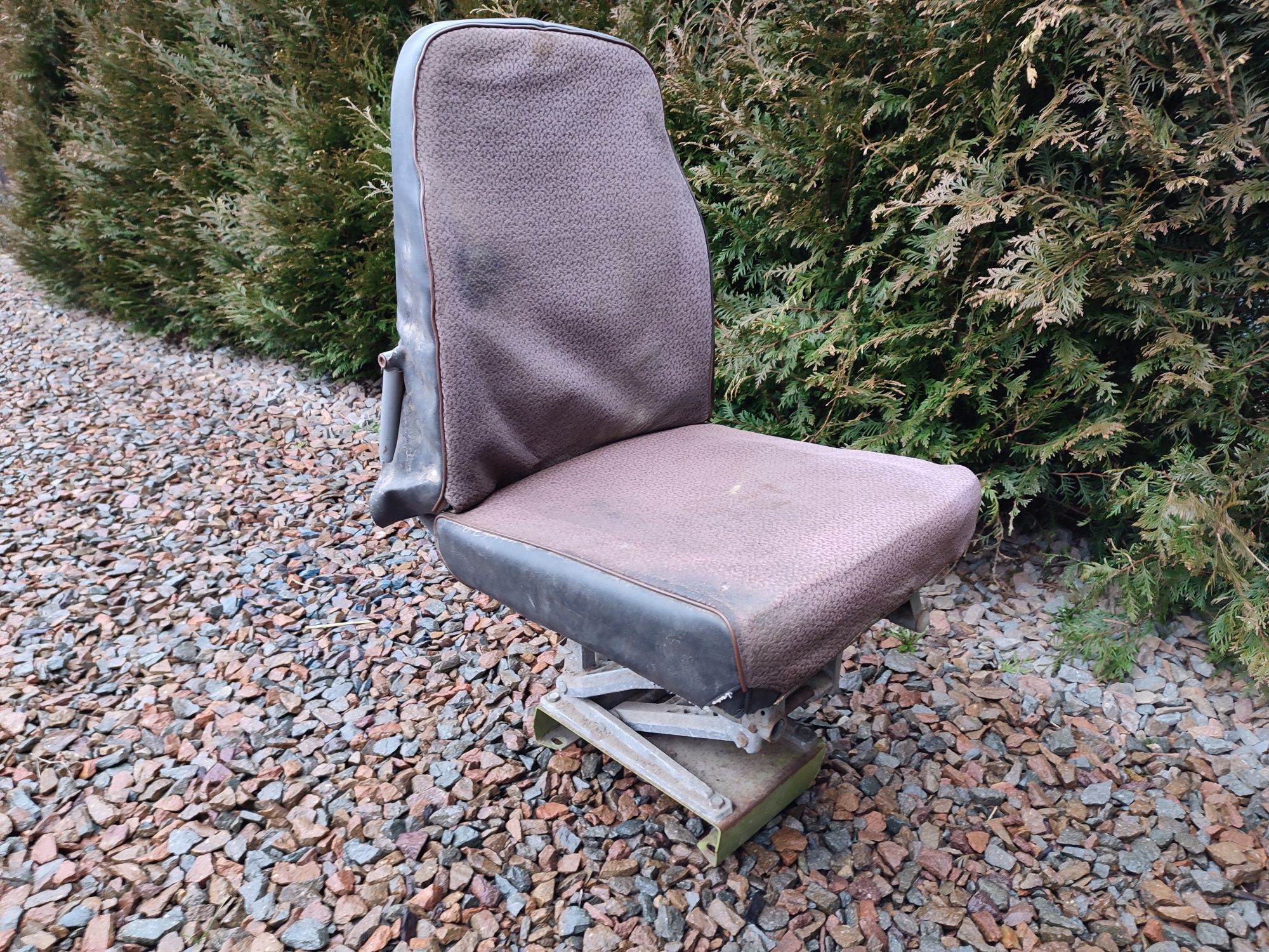 Fotel siedzenie z kombajnu Fortschritt E514, oryginał