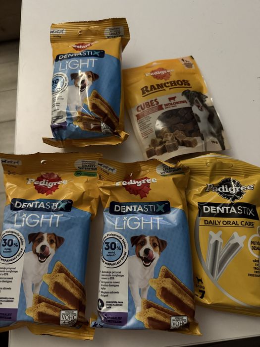 Zestaw Pedigree Ranchos Cubes 1szt + Denstastix Light 3szt + Dentastix