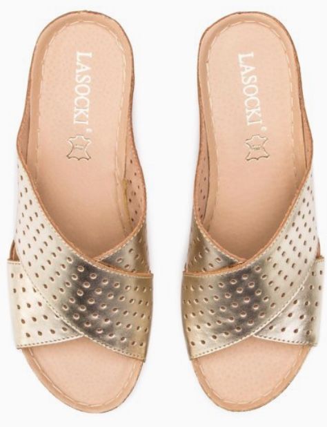 Продам нові шкіряні шльопанці Lasocki польська якість оригінал