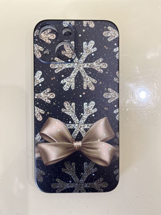 Чехол бампер новогодний на айфон 13 мини