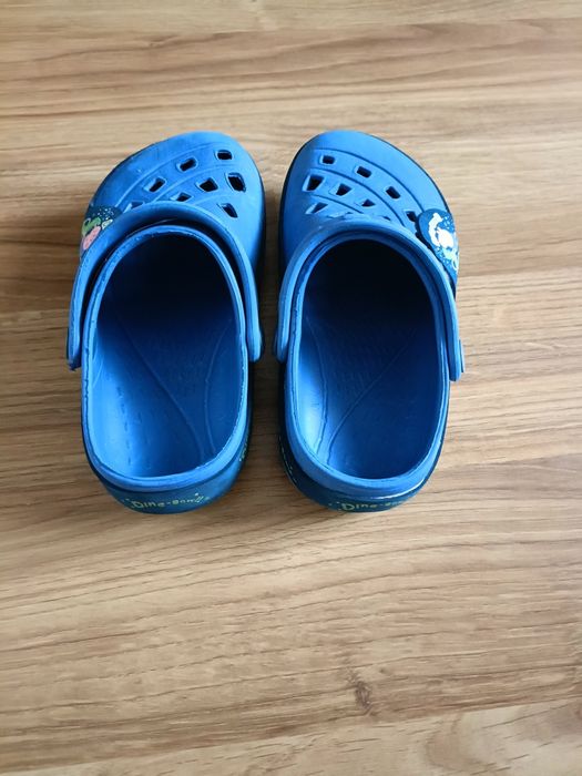 Kroksy chodaki klapki dla chłopca chłopięce niebieskie 24 25 w. 17