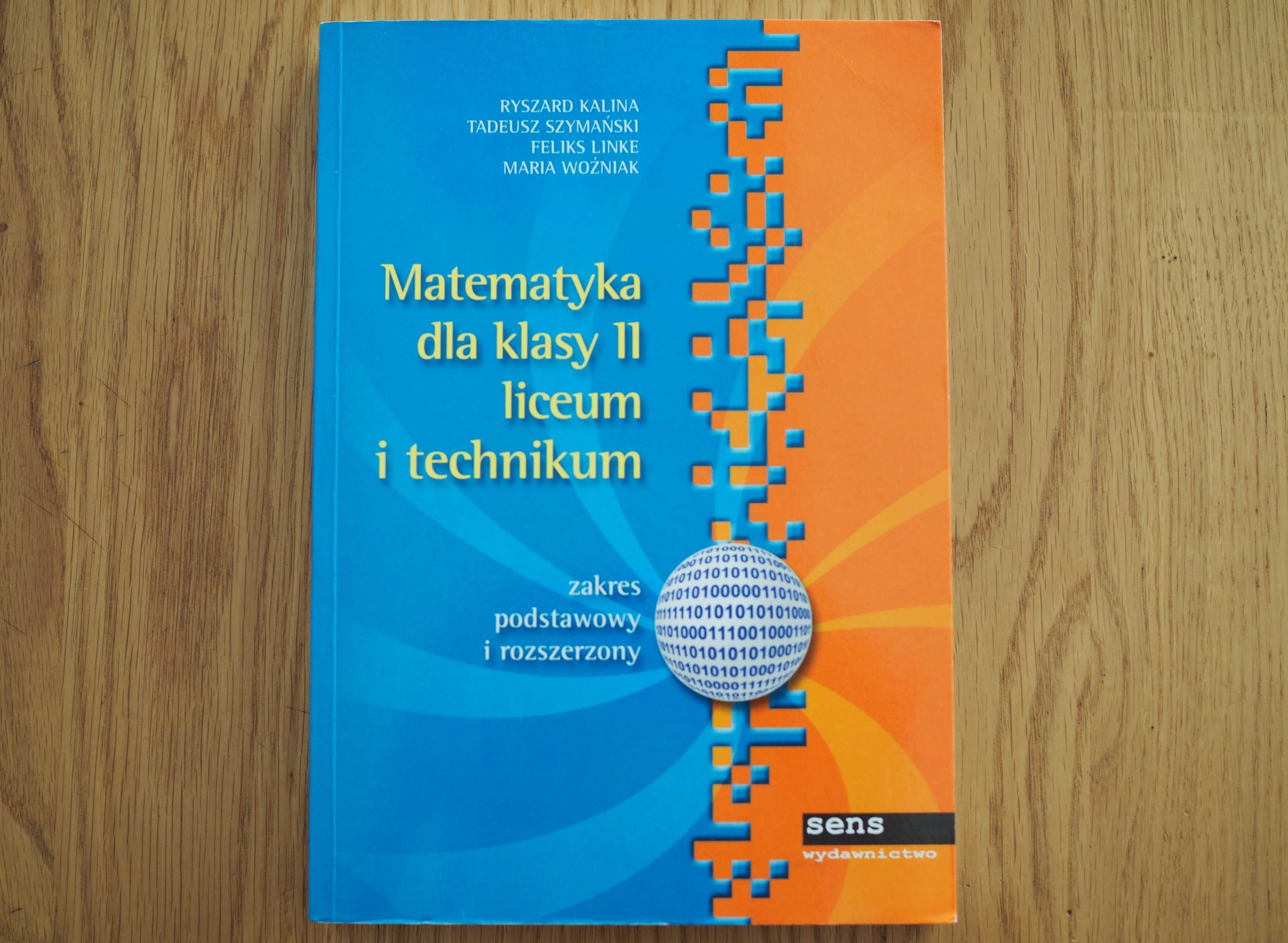 Matematyka dla kl II liceum i technikum - R Kalina