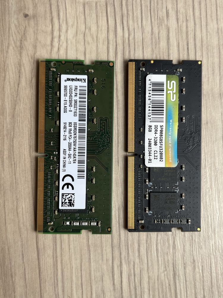 Pamiec ram 16GB 2x8 GB DDR4  3200Mhz - dual channel