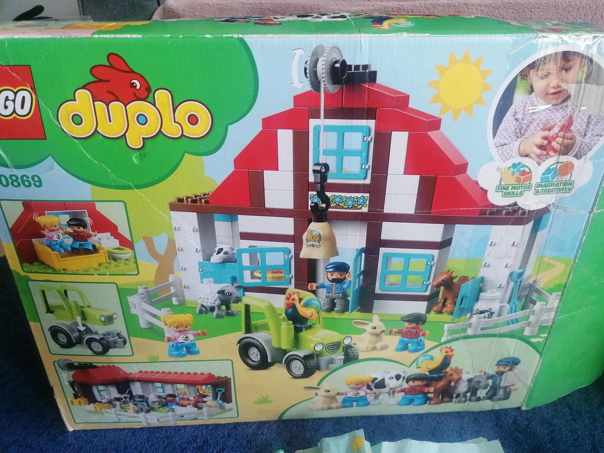 Lego Duplo kompletny! Przygody na farmie 10869 klocki dla dzieci 2+