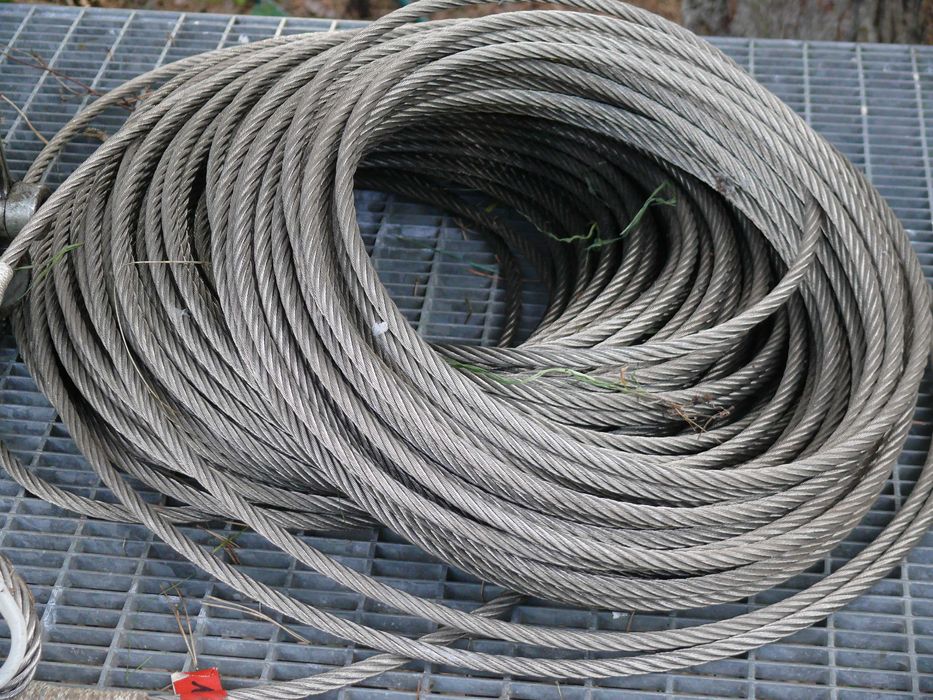 Wyciągarka linowa , niemiecka, lina 50m nowa - stal szlachetna