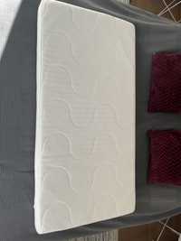 Ikea KRUMMELUR Materac piankowy do łóżeczka, 60x120x8 cm