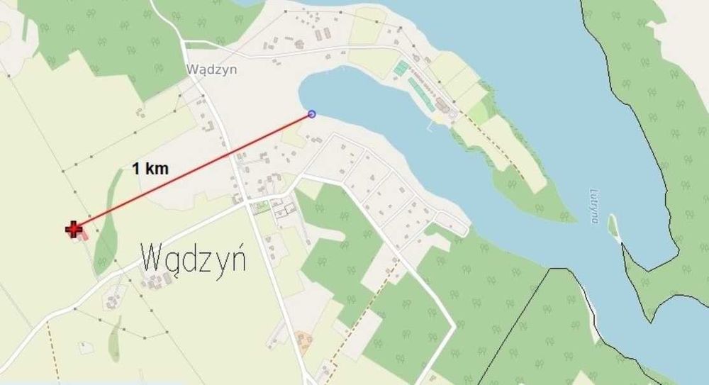 Sprzedam działkę budowlaną 2275 m2- Wądzyn