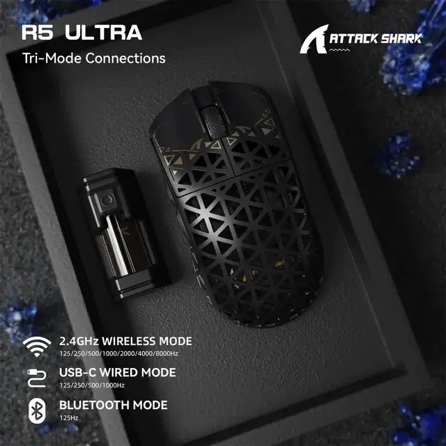 Attack Shark R5 Ultra White