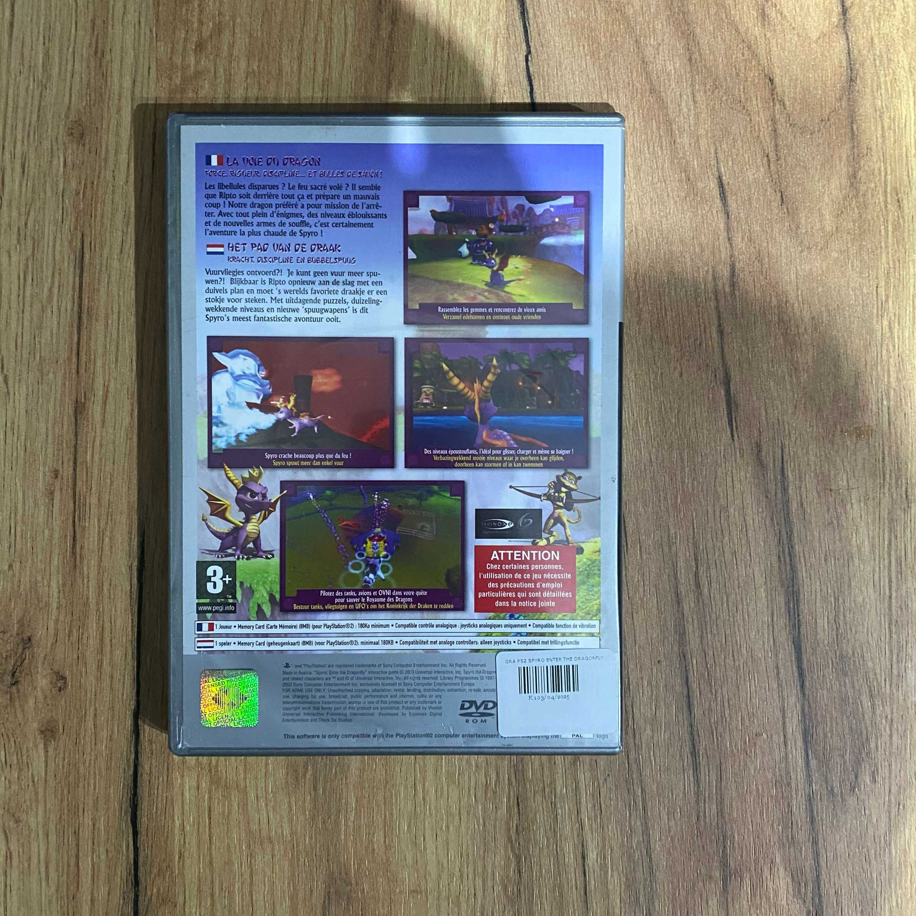 Gra PS2: Spyro: Enter the Dragonfly
