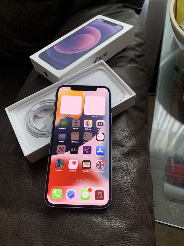 Iphone 12 64 gb kolor fiolet jasny