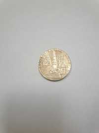 Moneta 600 lat Jasnej Góry z Papieżem