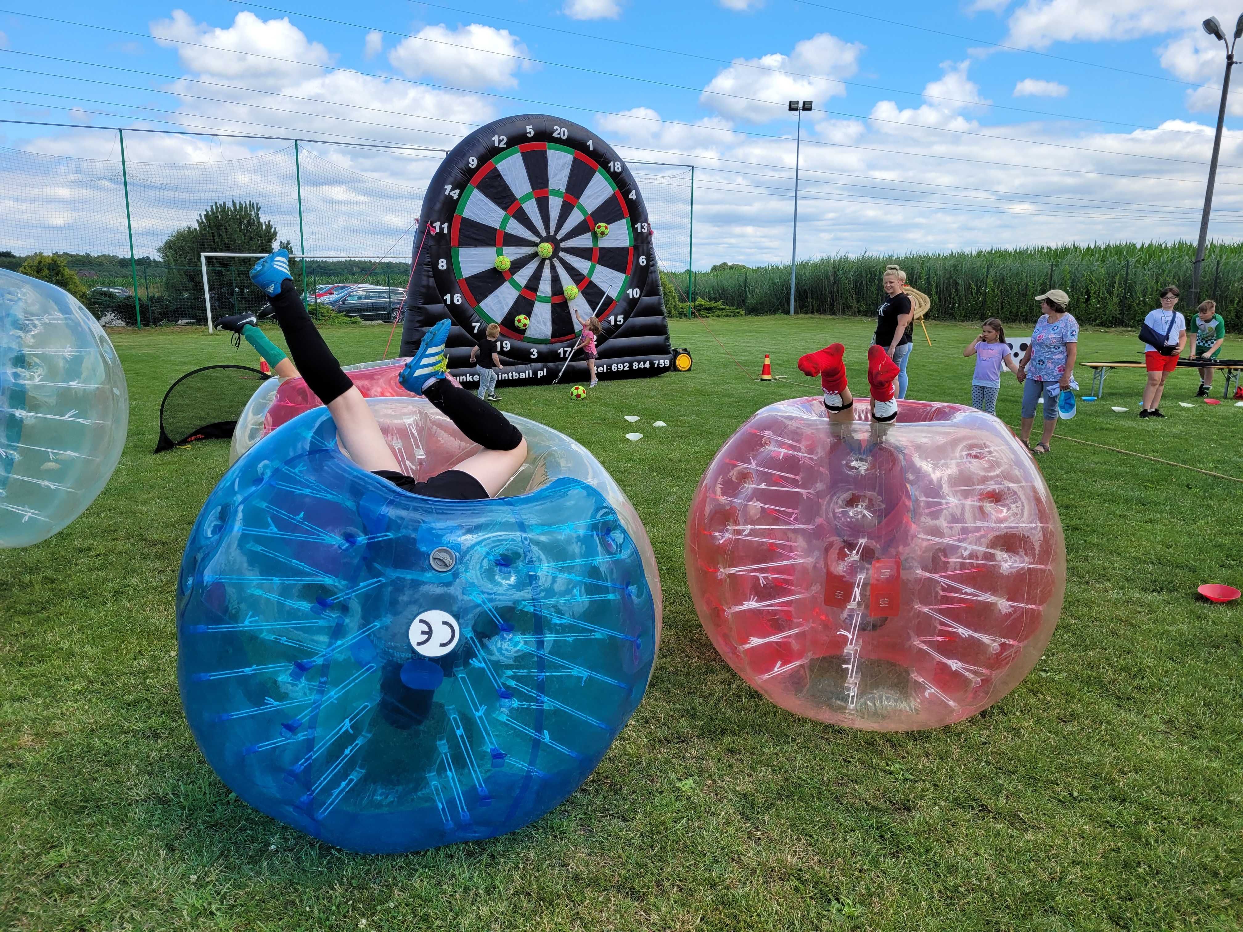 bumper balls zjeżdżalnia dmuchance rodeo bull kule football dart