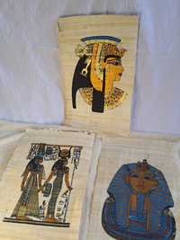 Obrazki egipskie na papirusie 39