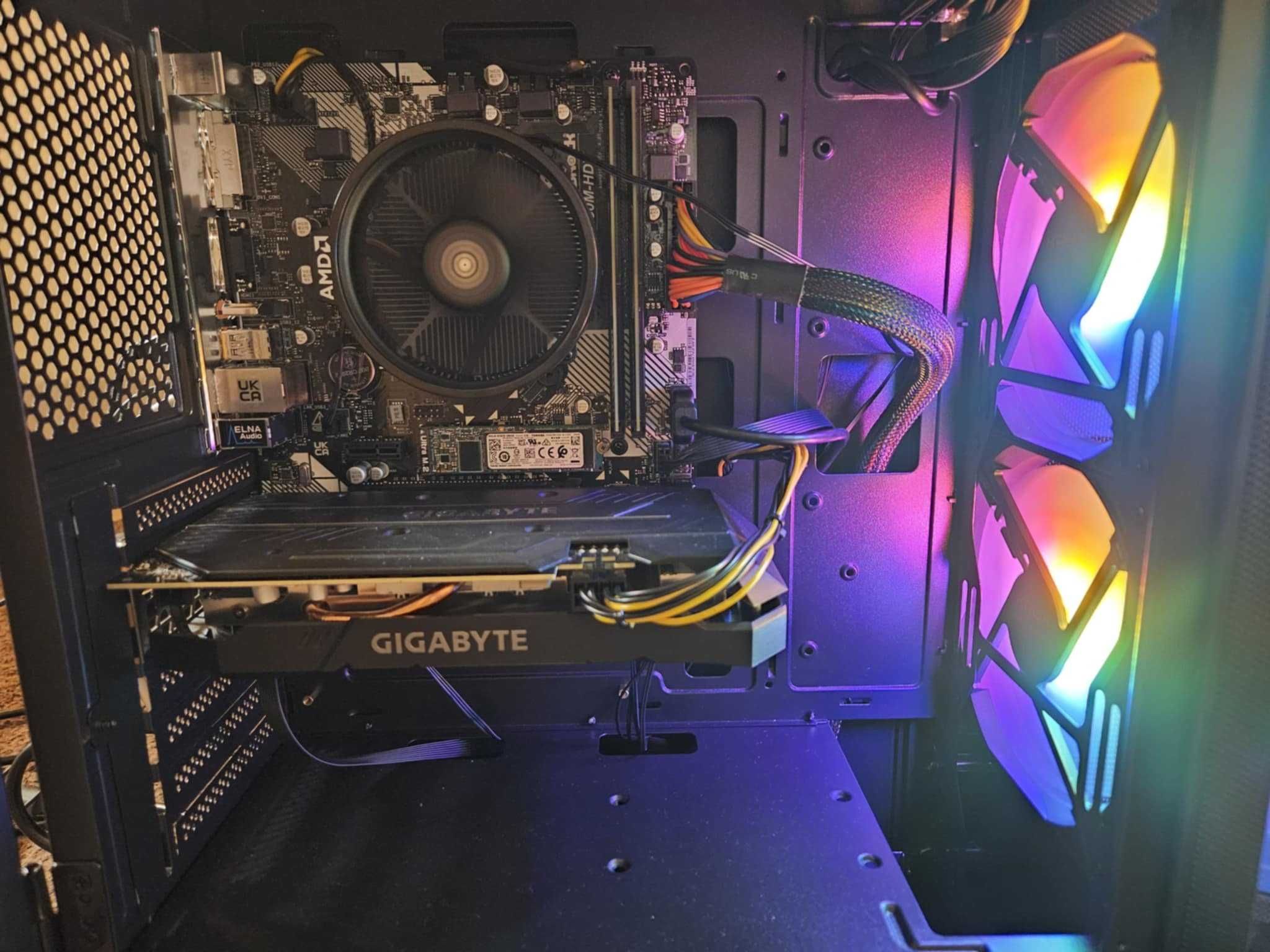 Komputer gamingowy RGB AMD Ryzen 5 RTX 2060 16 GB RAM  Dysk SSD
