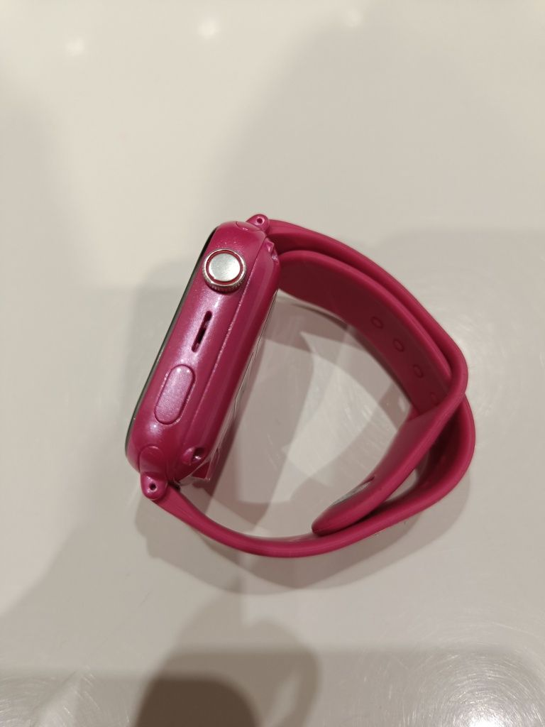Smartwatch dla dziecka Maxcom FW59 Kiddo 4G Różowy - stan idealny