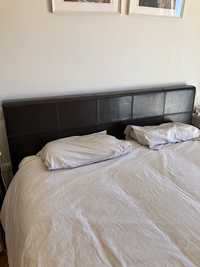 Cama casal 1,60x2,0m com estrado