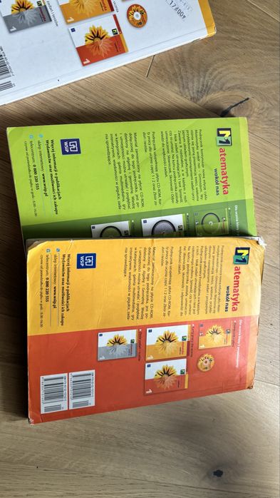 Matematyka podręcznik i zbiór zadań 4 sztuki