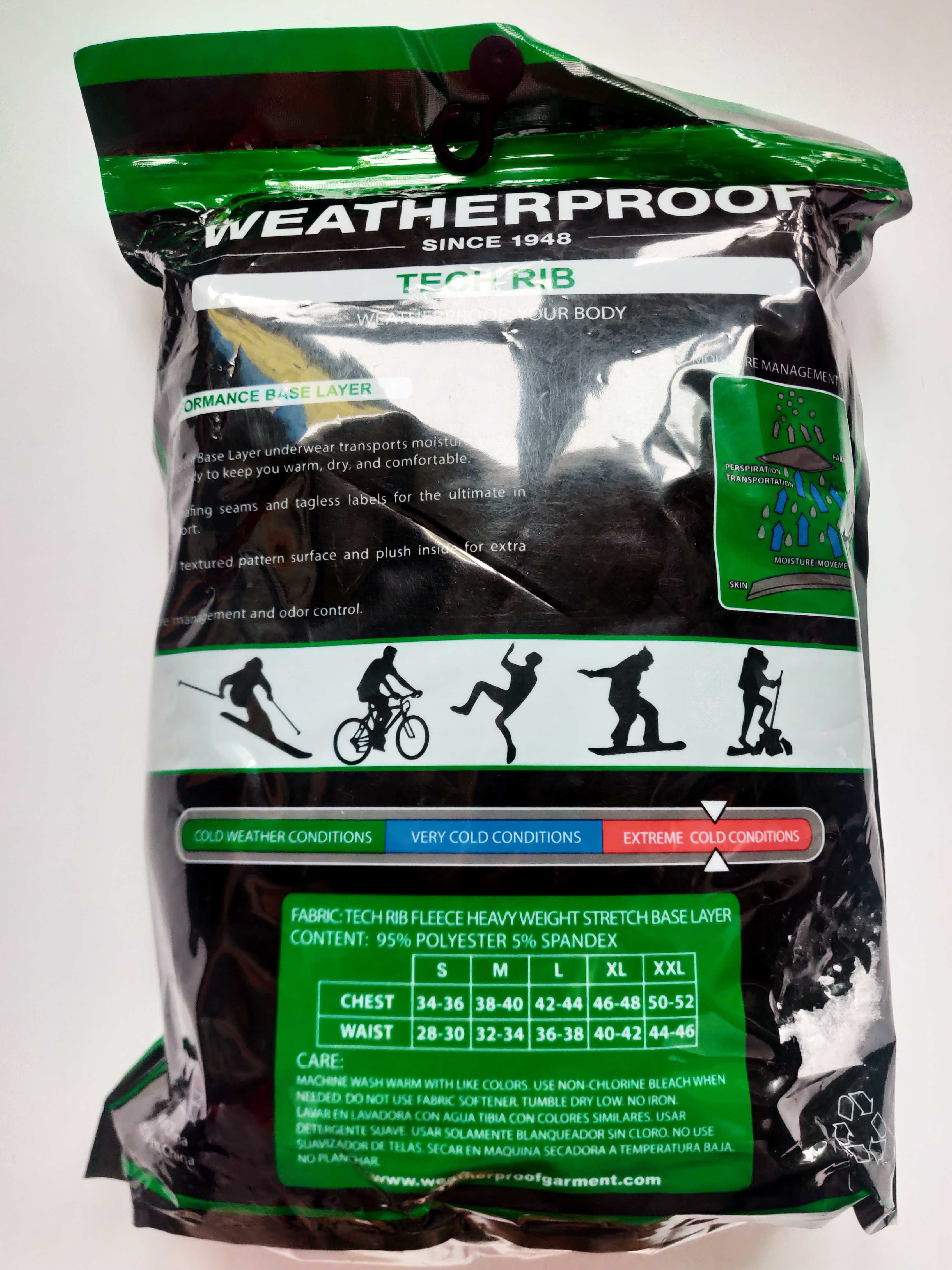 Комплект військова термобілизна weatherproof сша термобелье