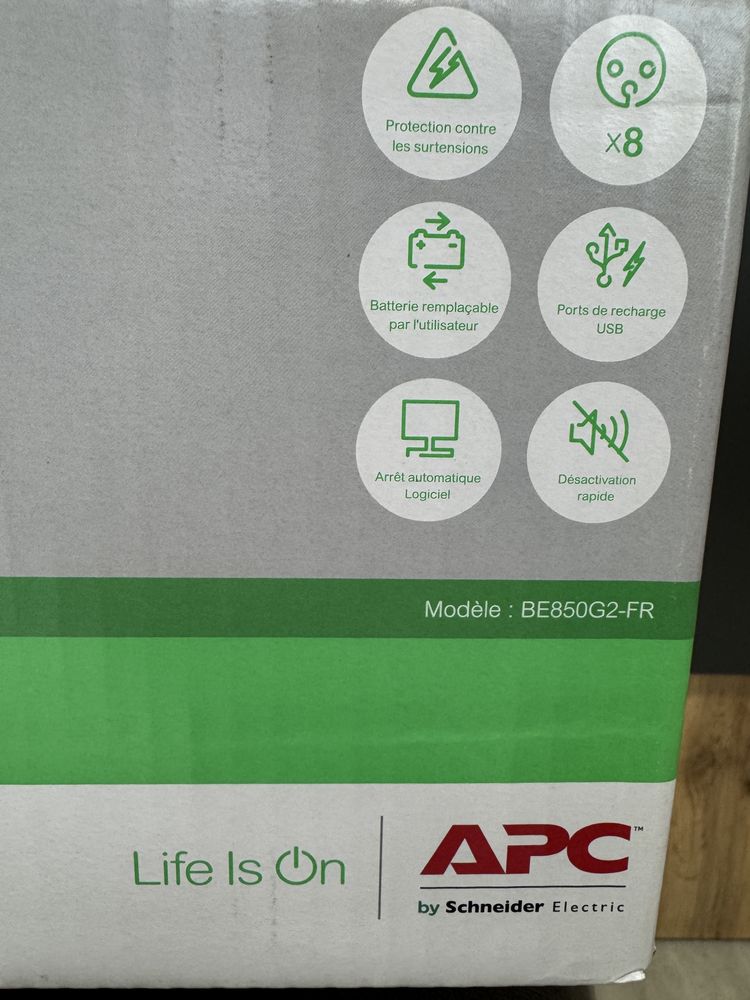 ДБЖ АРС Back-UPS 850VA, 230V (BE850G2-FR)
