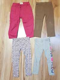 Spodnie leginsy dla dziewczynki 98/104