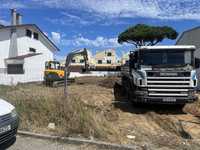 Serviço de máquinas camião e carrinha basculante