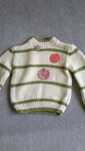 Sweter sweterek dziecięcy 98/104 NOWY rękodzieło wełna