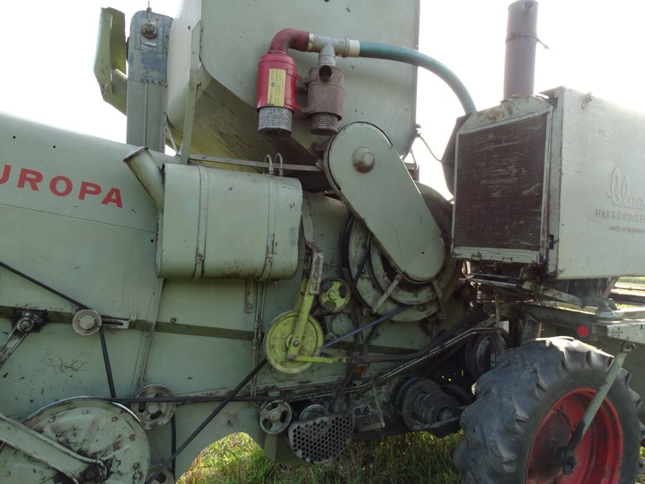 Kombajn zbożowy claas europa z sieczkarnią