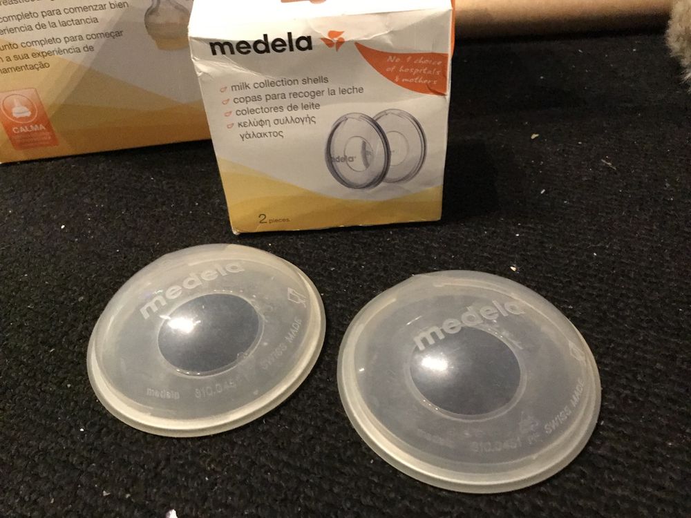 Kit biberon e conchas de recolha de leite da medela