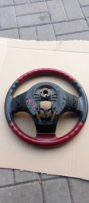 Kierownica Mitsubishi Colt MK6 Skóra Czerwona Przyciski Colt Kierownic