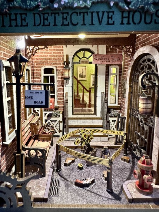 Book Nook Podpórka Do Książek Diorama Rękodzieło