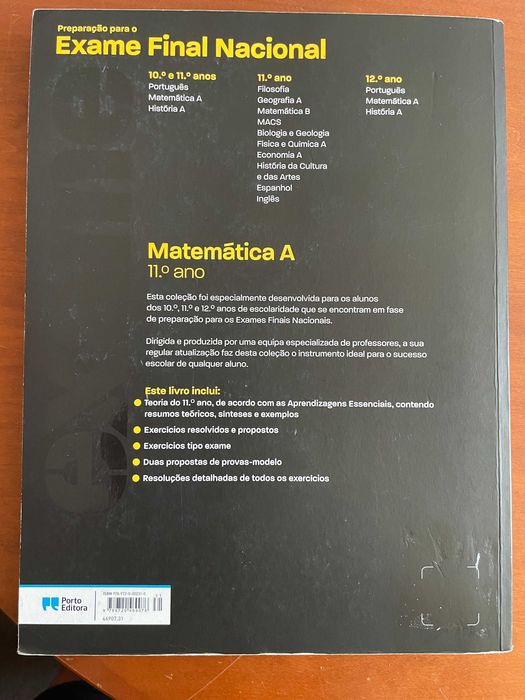 Preparação para o Exame Final Nacional 2023 - Matemática A - 11º Ano