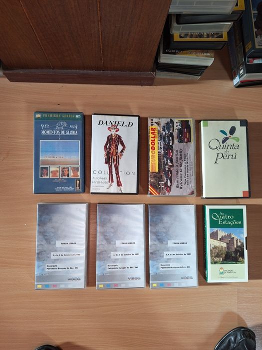 Cassetes novas de filmes clássicos e modernos muito importantes para c