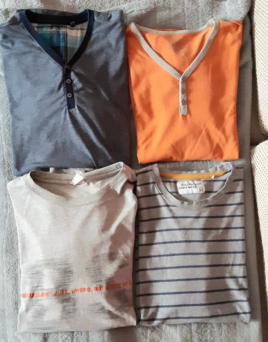Paczka koszulek tshirtów męskich r.M/L całość 11szt.