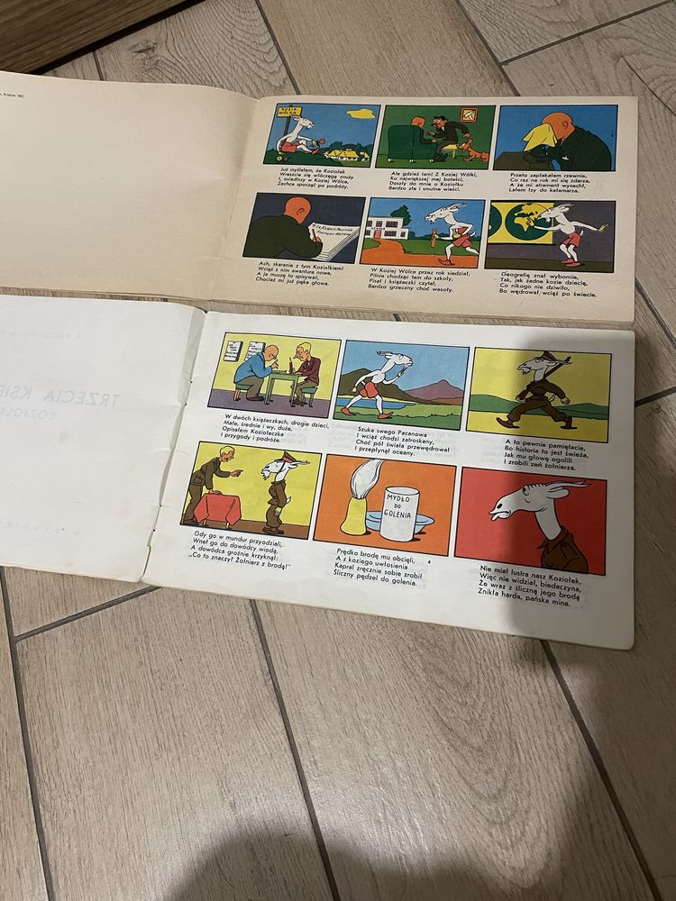 Dwa state komiksy o Koziołku Matołku.