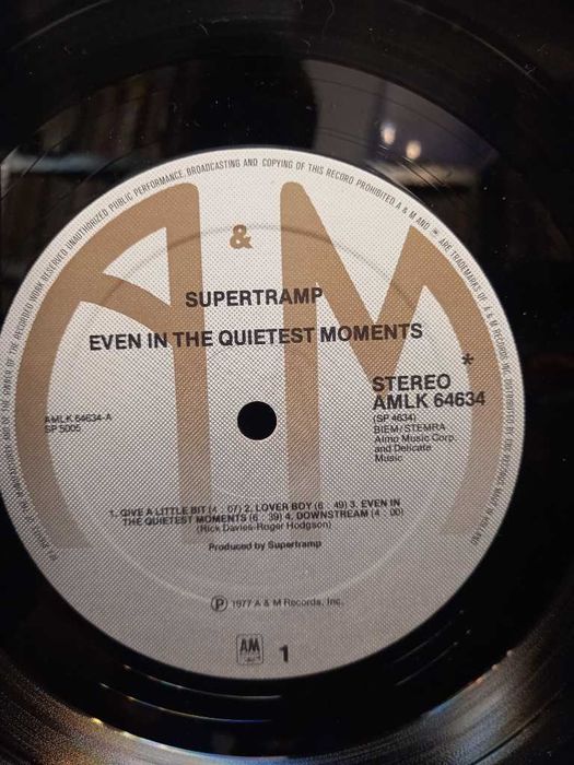 Supertramp. Even In The Quietest Moments, płyta winylowa
