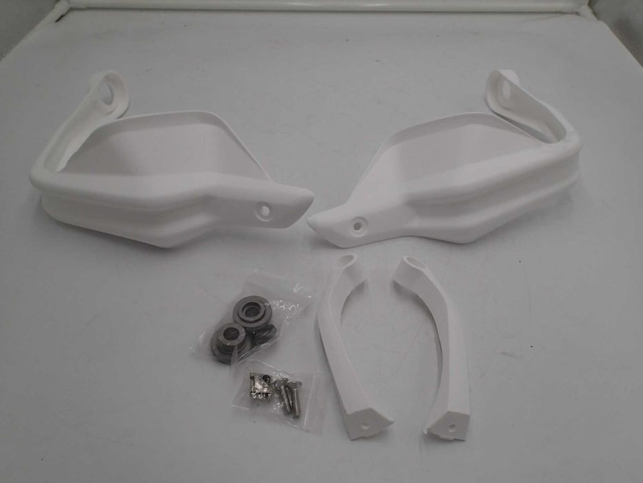 BMW R1200GS R1250GS r 1200 gs Handbary białe komplet osłony dłoni