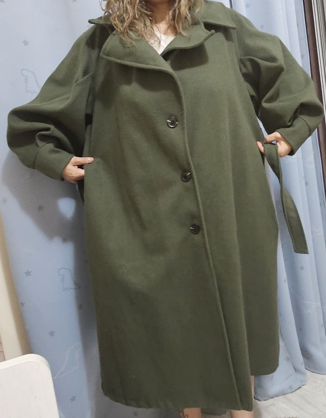 Sobretudo fazenda oversize novo