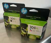 Tinteiros HP 304 XL Tri-Colour e Preto originais