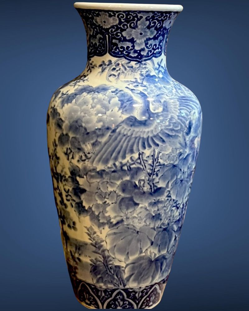 A Massive Antique Japanese Arita Porcelain by Kajiwara Kiln séc XIX