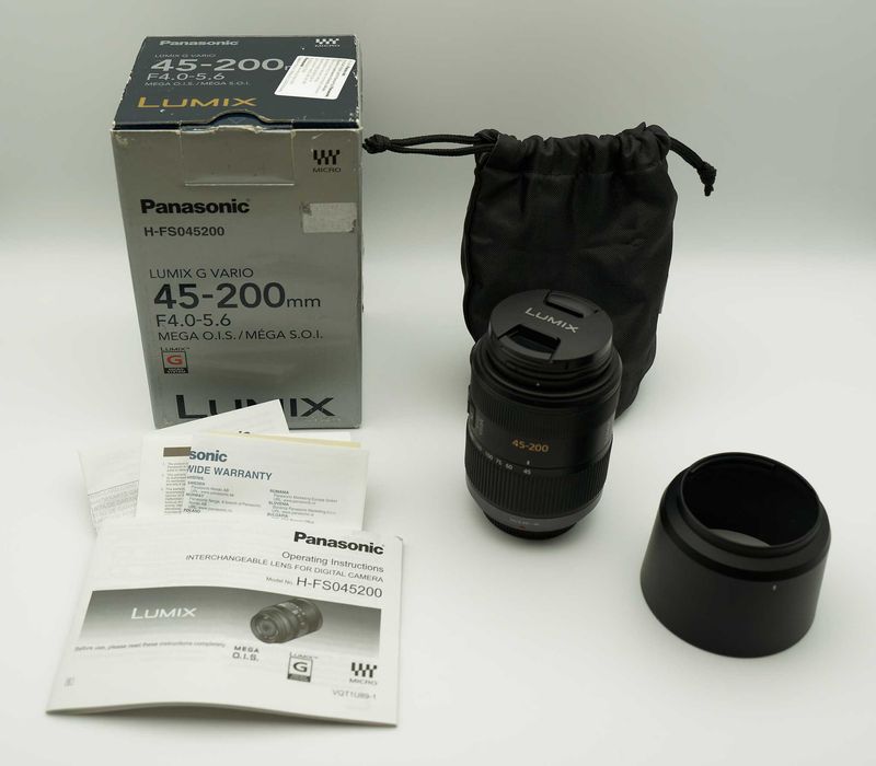 Obiektyw Panasonic Lumix G Vario 45-200 mm H-FS045200 mikro 4/3
