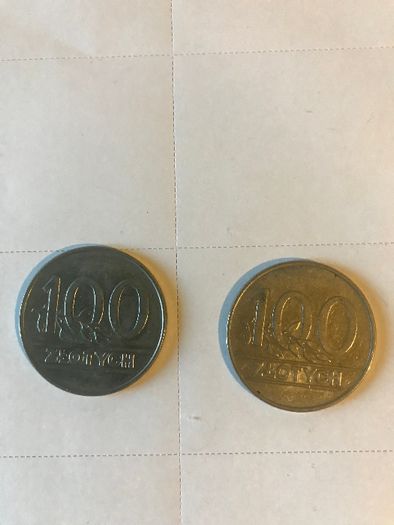 Moneta 100 zl 1990