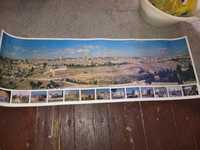 Obraz Plansza Plakat dwustronna Jerozolima-panoram