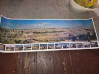 Obraz Plansza Plakat dwustronna Jerozolima-panoram