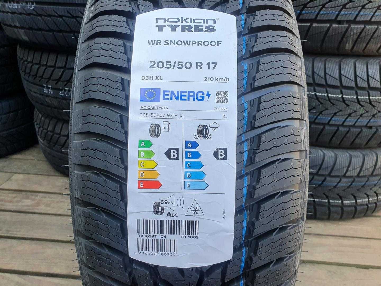 205/50R17 Nokian 93H Zima Nowe 1szt Para Komplet Montaż Gratis N171