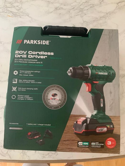 Шуруповерт дриль Parkside 20 v