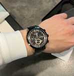 Zegarek męski CURREN Black-Gold z japońskim mechanizmem + pudełko