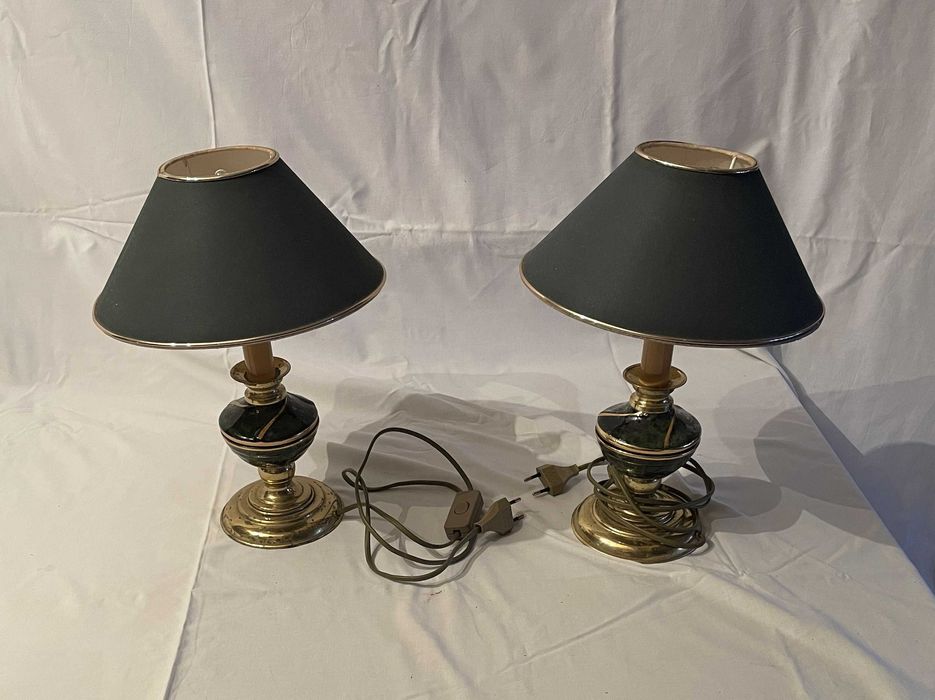 Conjunto 2 candeeiros mesa cabeceira