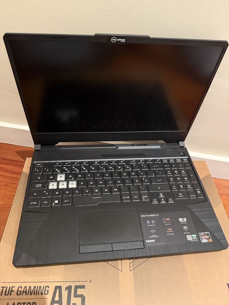 Portátil Asus gaming TUF A15