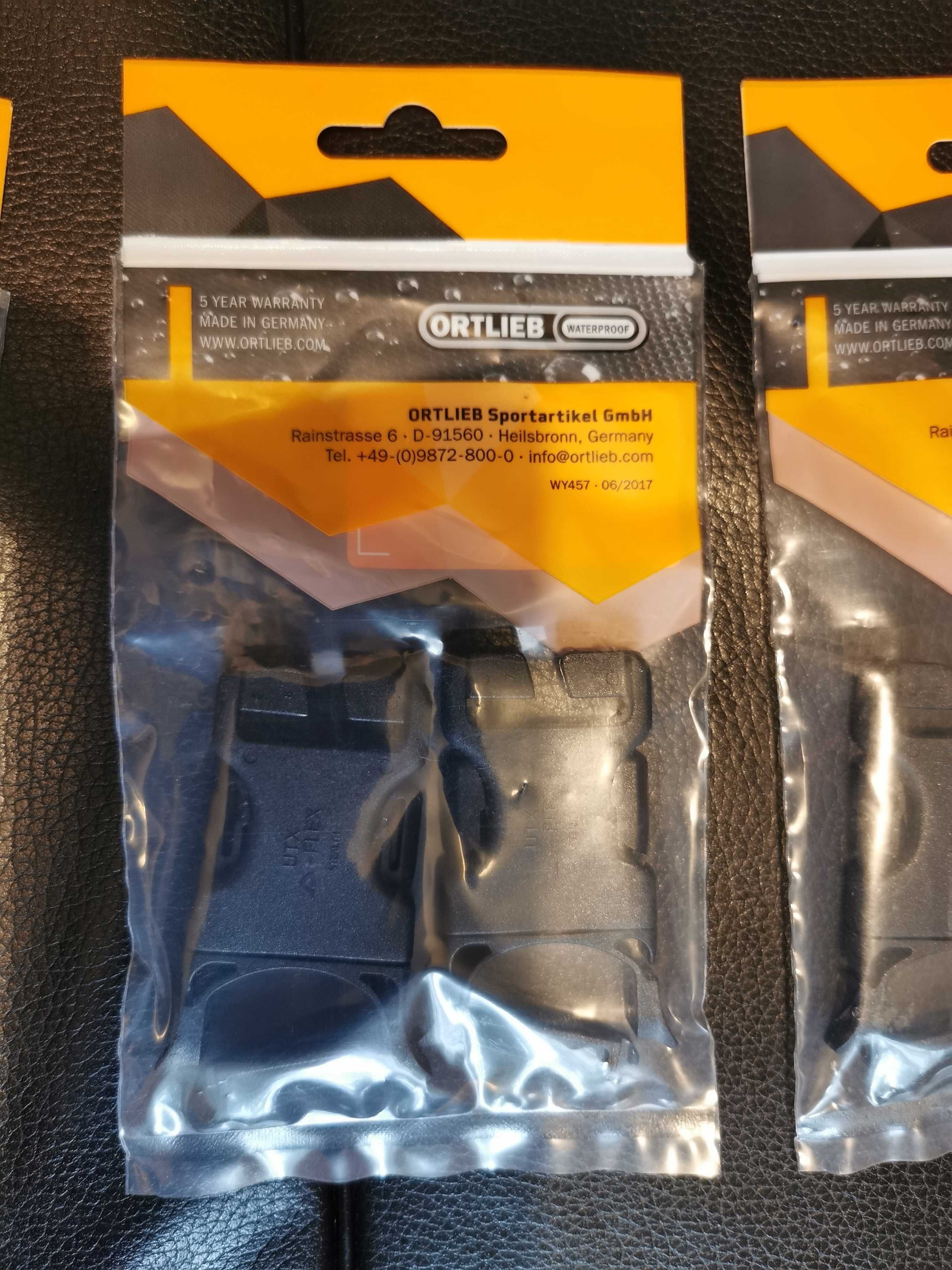 ORTLIEB 2 NOWE Klamry naprawcze zamienne Ortlieb Stealth 25mm Komplet