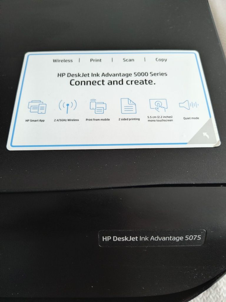 Urządzenia wielofunkcyjne - drukarka HP DeskJet Ink Advantage 5075